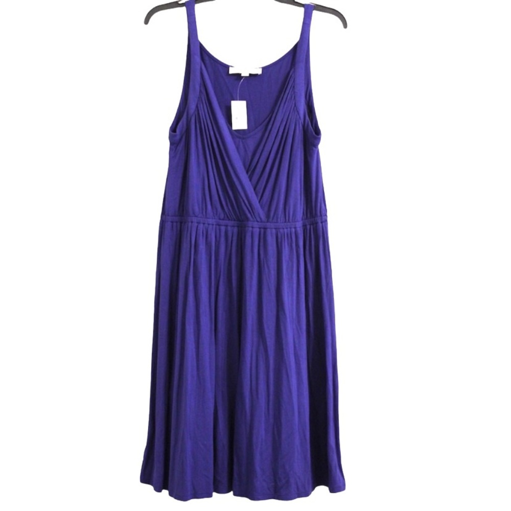 Loft • Double V Flare Dress